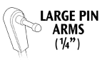 Large Pin Arm: Installation Instructions for Rain-X® Latitude Blades