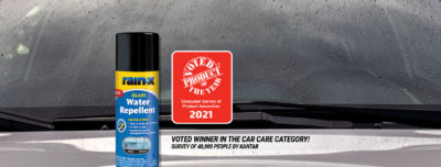 Product Of The Year - Rain-X Glass Water Repellent Aerosol